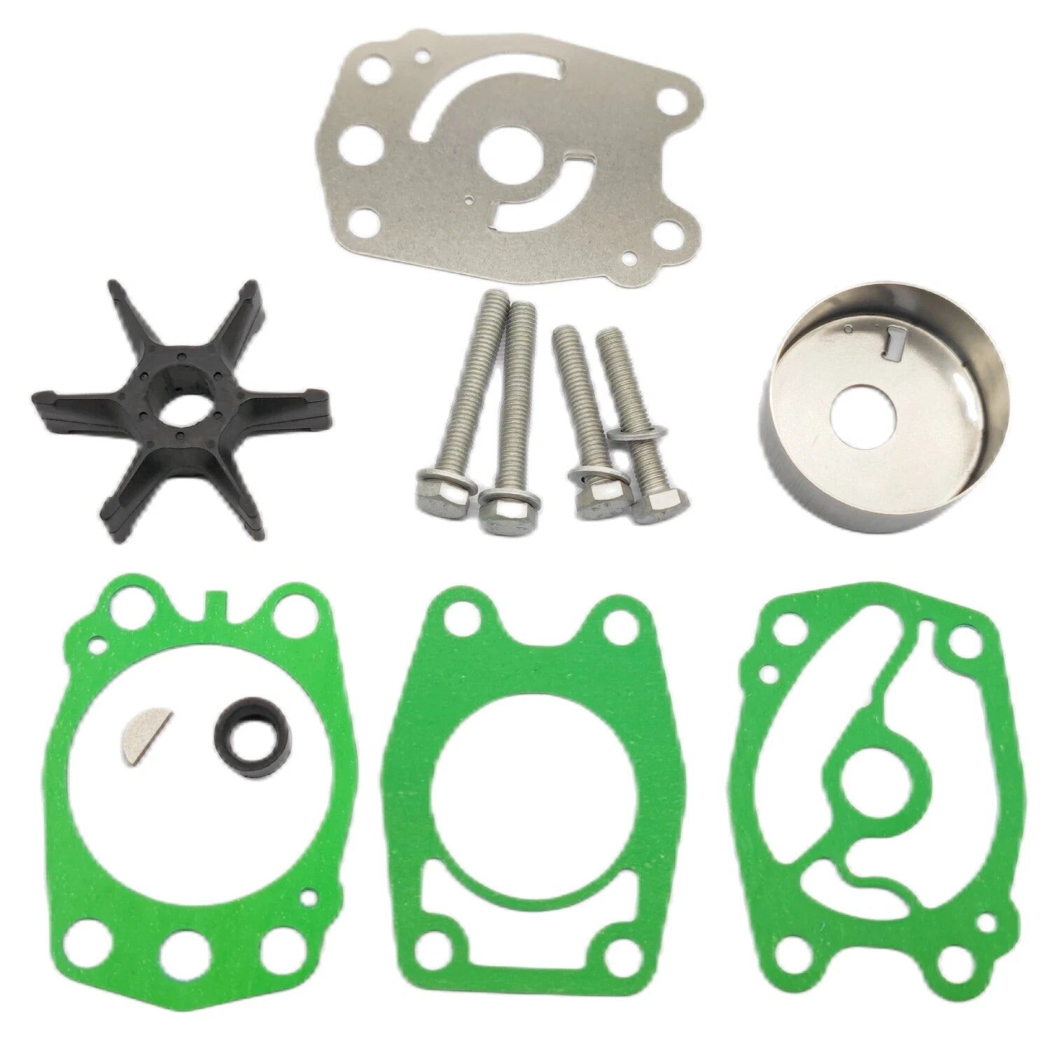 Water Pump Impeller Kit for Yamaha Outboard 40 HP C40 (679, 6F5-W0078-A0)