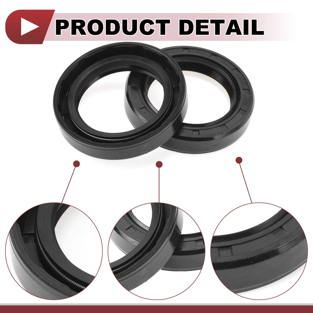 Set of 5 Rotary Shaft Oil Seals 38x55x10mm Nitrile Rubber 672668828809