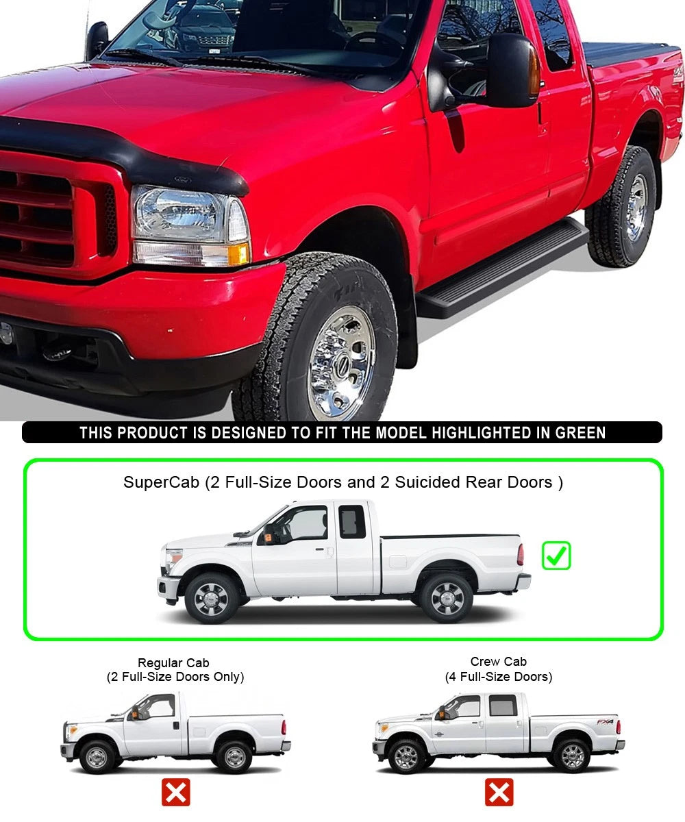 iBoard Running Boards for Ford F250/F350 SuperCab (1999-2016)
