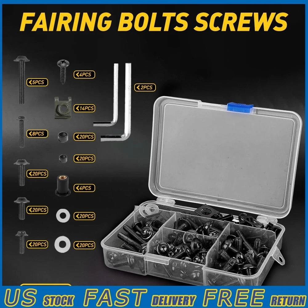 Complete Fairing Bolt Kit for Kawasaki Ninja (Fitment Specific)