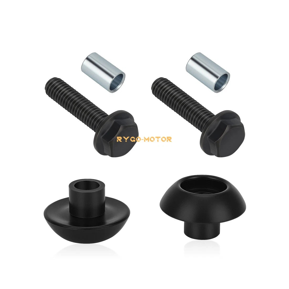 2X Handle Bar End Guard Kit for Honda TRX250 FourTrax Recon Sportrax 250 (2002–2006)