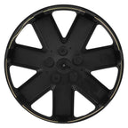 Set of 4 Black 16" Wheel Covers for R16 Tire & Rim
