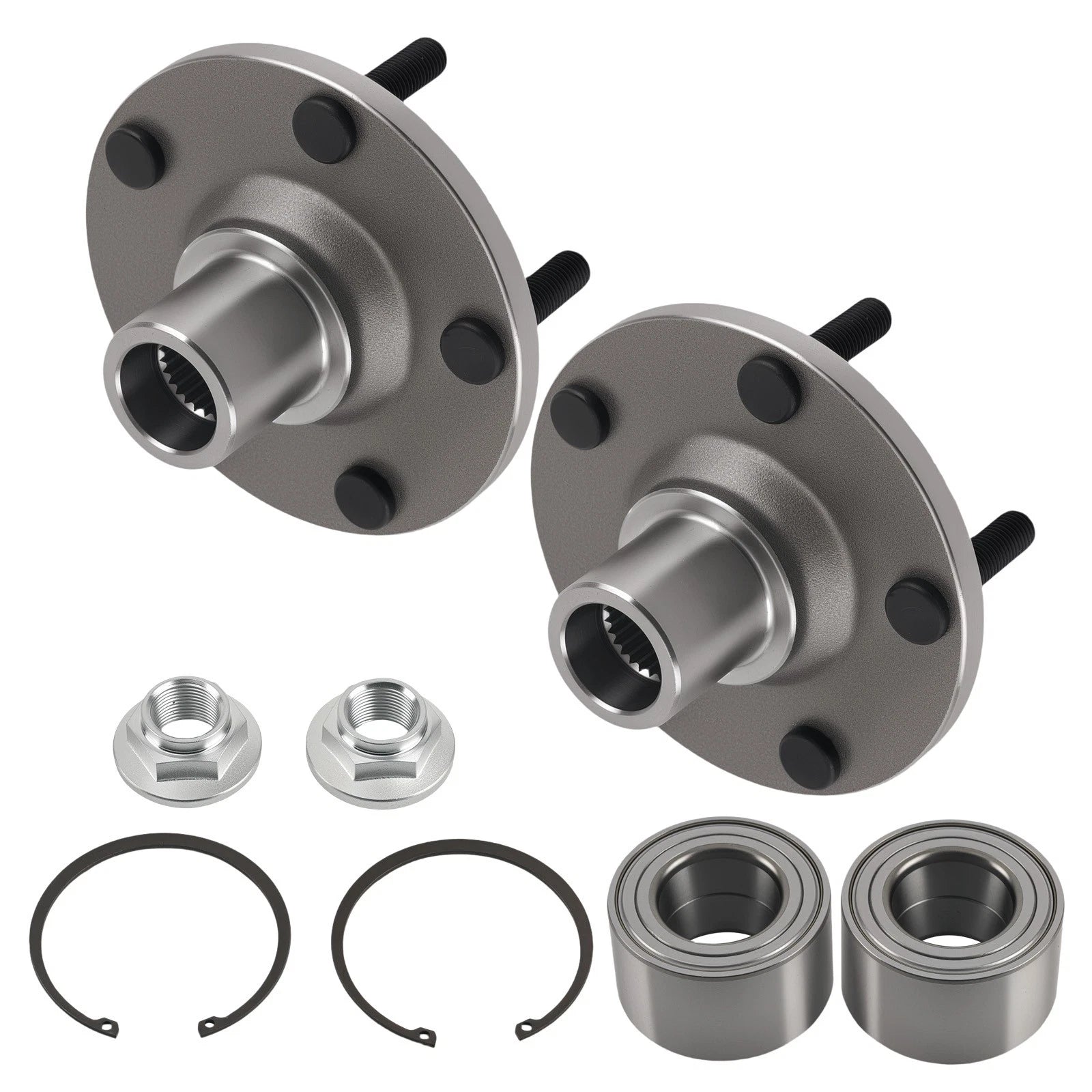 2 Front Wheel Hub Assemblies for Mercury Mariner Ford Escape (2005–2011) BR930286