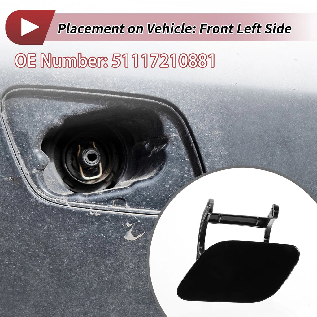 Front Left Washer Nozzle Cover Cap No. 51117210881 for BMW 740i (2011–2015)