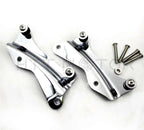 4-Point Chrome Docking Hardware Kit for Harley Touring Road King Glide (2014–2017)