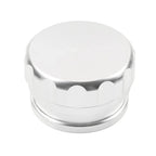 1.5" Silver Aluminum Weld-On Filler Neck w/ Cap for Fuel Tank