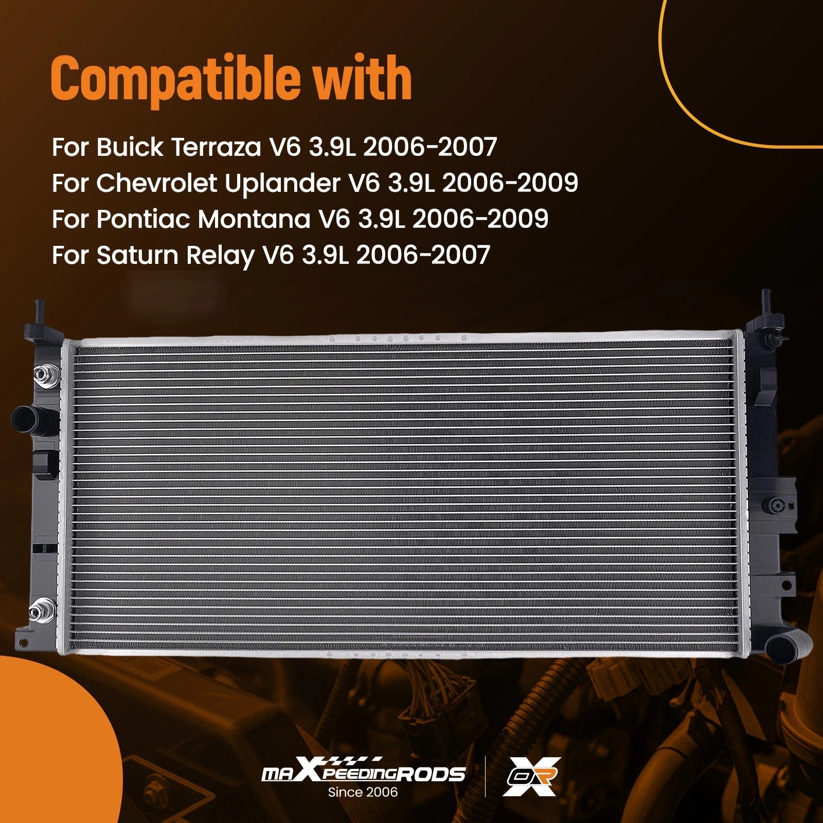 Radiator for Buick Terraza/Saturn Relay 2006-2007