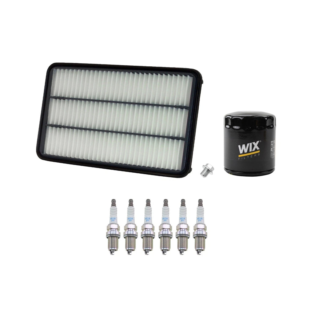 Wix Engine Air Oil Filters & NGK Spark Plugs Kit for Camry ES300 (1992–1996)
