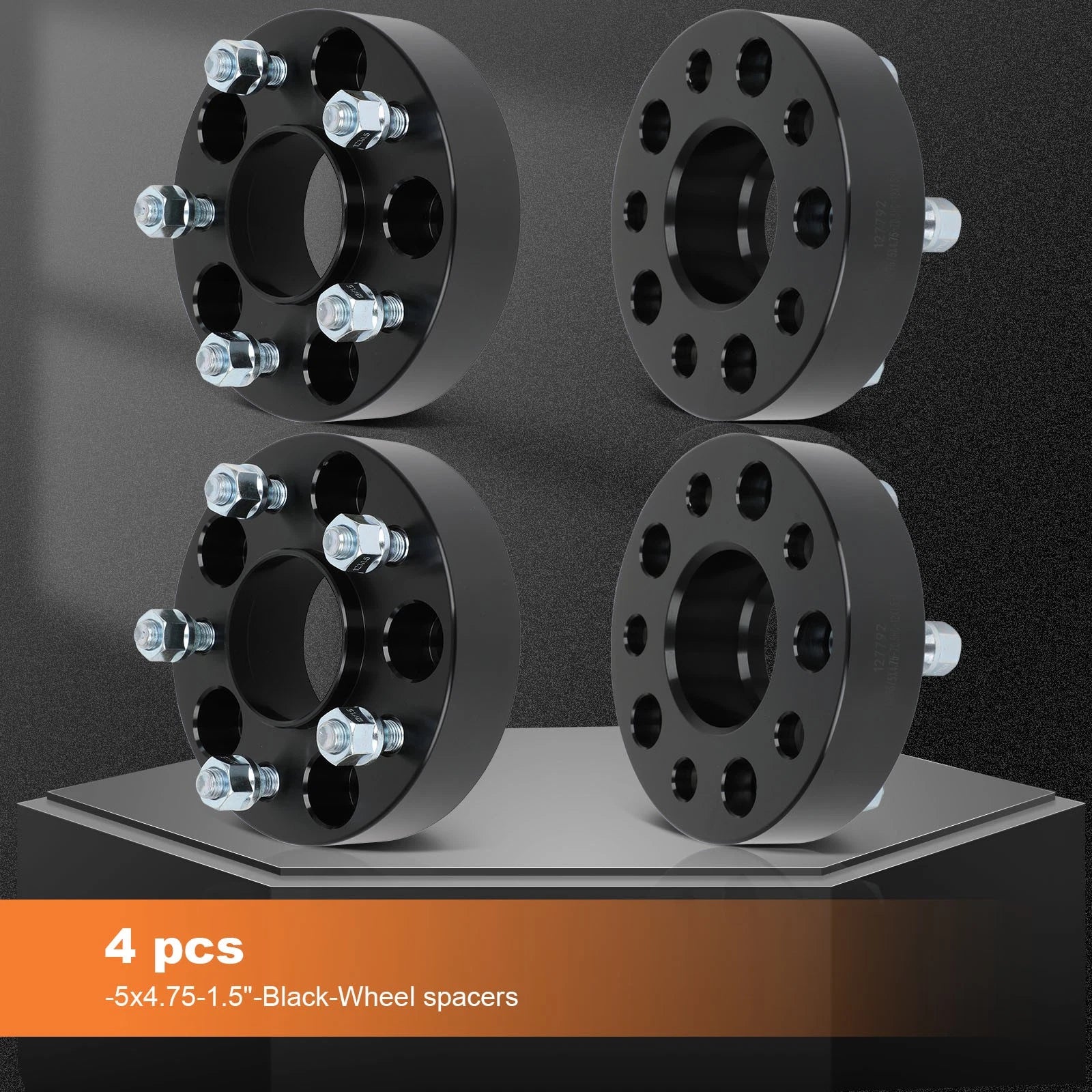 4X 1.5" Hubcentric Wheel Spacers 5x4.75 12x1.5 for Chevrolet Corvette S10 Blazer