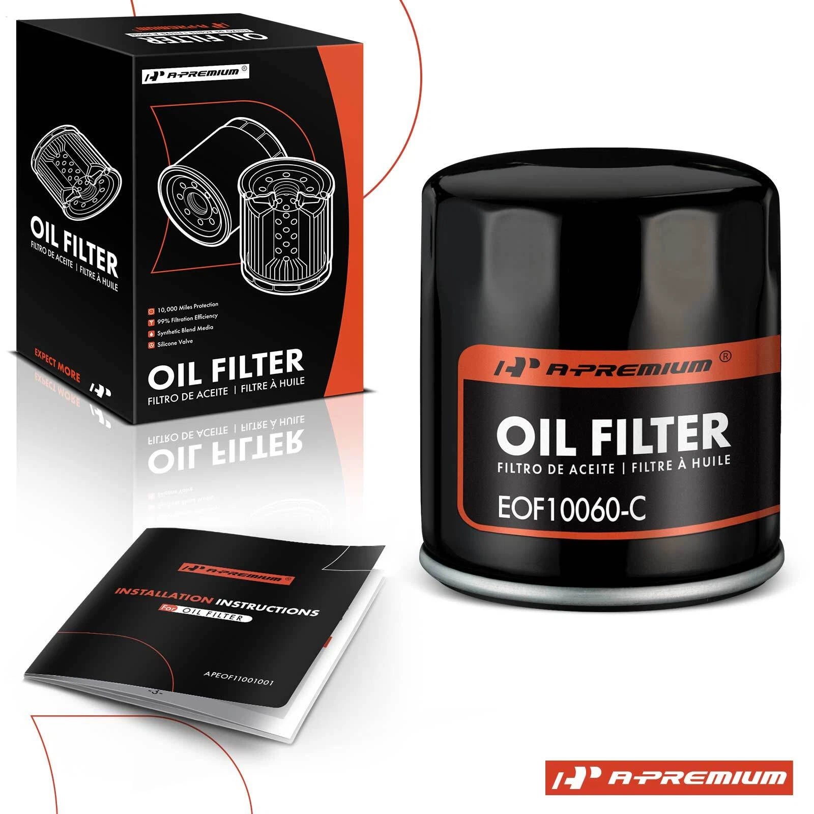 Engine Oil Filter for Jeep Cherokee (1984–1986) and Suzuki Forenza (2004–2008)