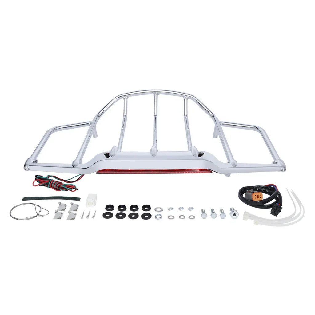 Trunk Luggage Rack with LED Light for Harley Touring Electra Glide (1993-2013)