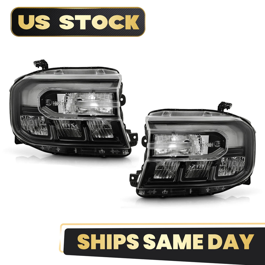 LED Headlight Set for Ford Maverick (2023–2024) w/ DRL & Module Black