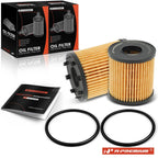 2X Engine Oil Filter for Jeep Renegade (2015–2018) Dodge Dart (2013–2016)