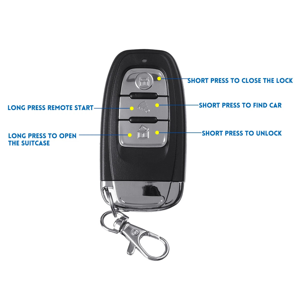 Car Alarm Ignition Start Security System for