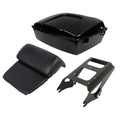 Chopped Trunk Pad for Harley Touring (2009–2013) Black 2 Up Rack