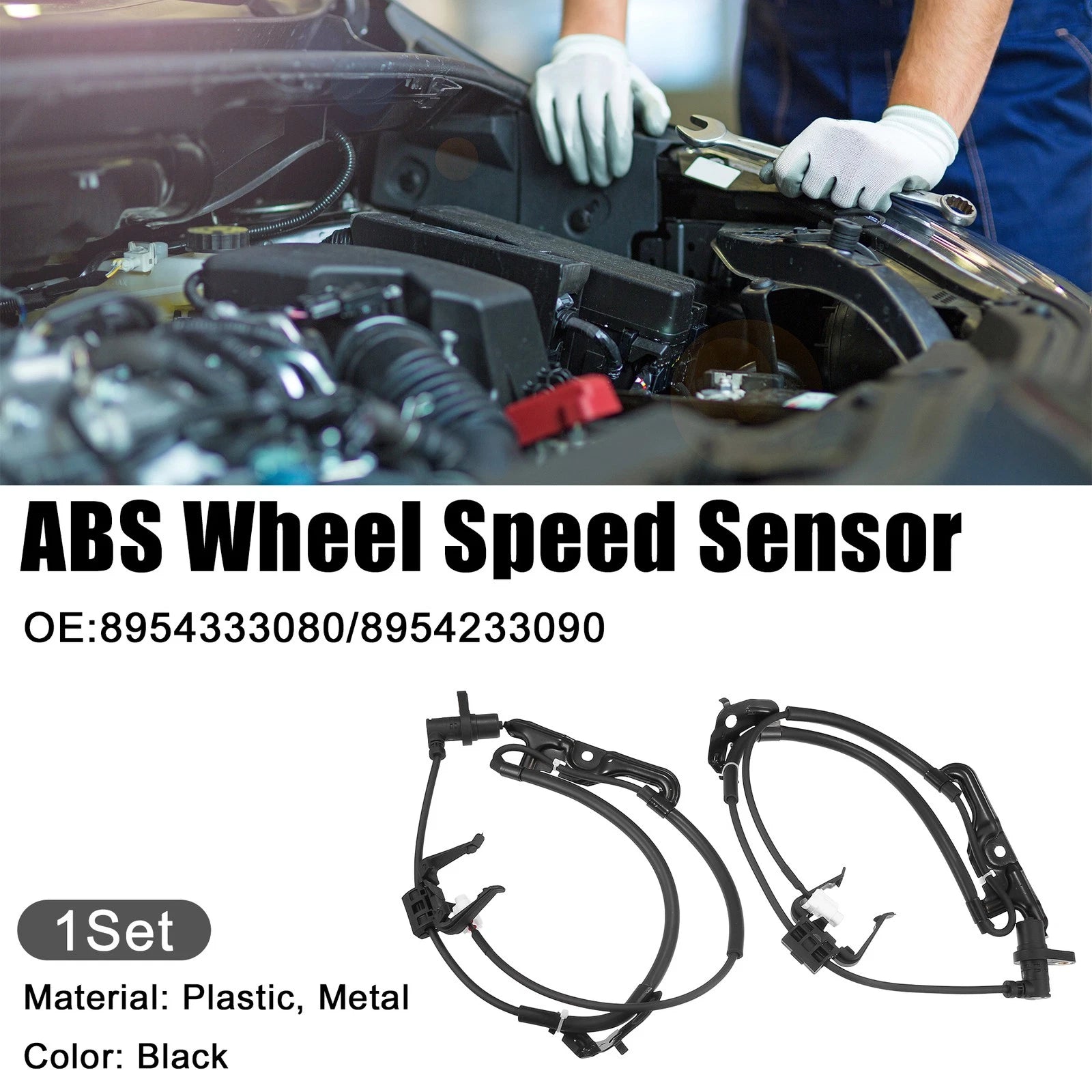 Set of 2 Front ABS Wheel Speed Sensors for Lexus ES350 (2007–2012) No.8954333080