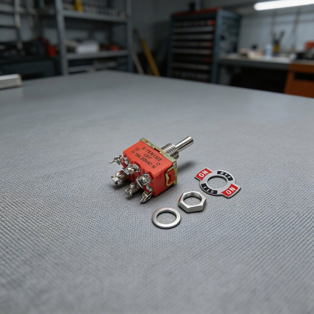 Rocker Switch 6 Pin 3 Position SPST 15A 250V for (ETEN1322)