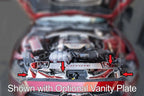 Stainless Front Header Plate Engine Bay Dress Up Cover for 2015–2017 Mustang