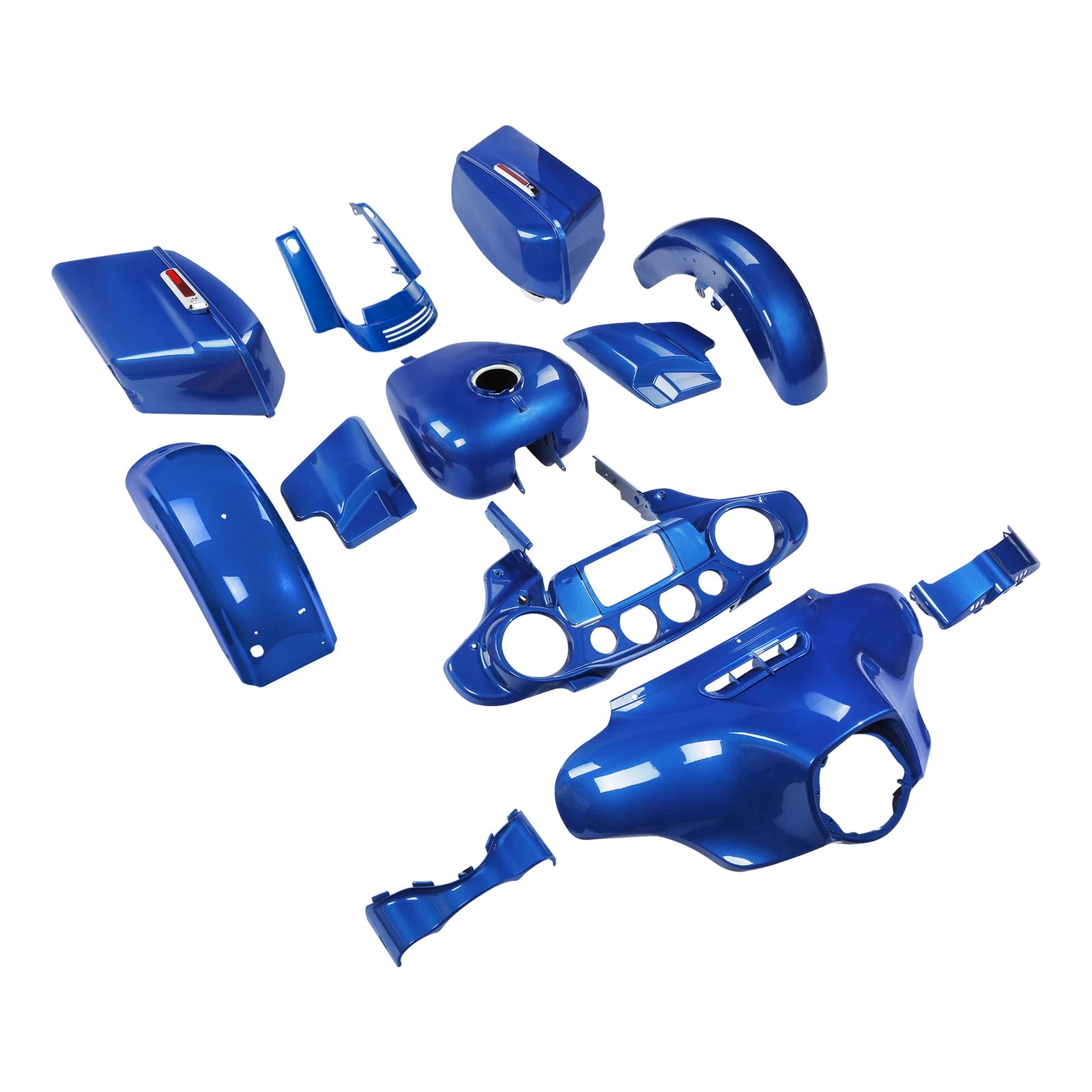 Fairings Bodywork Kit for Harley Touring Street Glide (2014–2023) Electric Blue