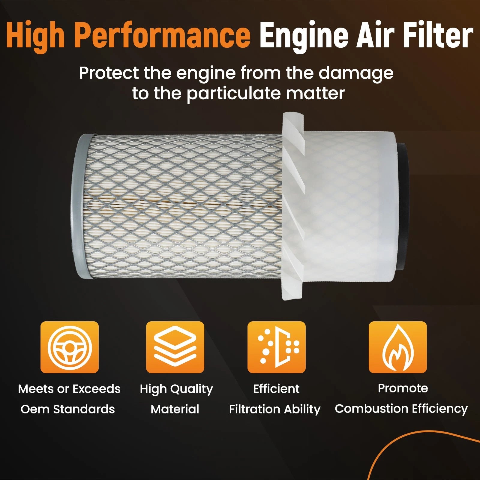 Air Filter for Case IH 2182 235 234 Tractor