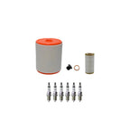 Wix Engine Air Oil Filters & NGK Spark Plugs Kit for Audi A6 Quattro (2017–2018)