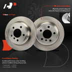Rear Disc Brake Rotors & Ceramic Pads for BMW 328i xDrive (2013–2016)