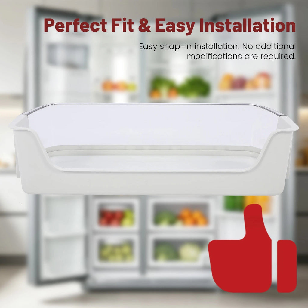Door Shelf Basket Bin for Samsung Refrigerator (RS25H5111SR, RS265TDRS)