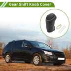 1 Pc Gear Shift Knob Cover for Chevrolet Malibu (2016–2020) Pebbled Black Beige