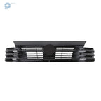 Front Bumper Upper Grille for Nissan Kicks SR (2025) Black Plastic