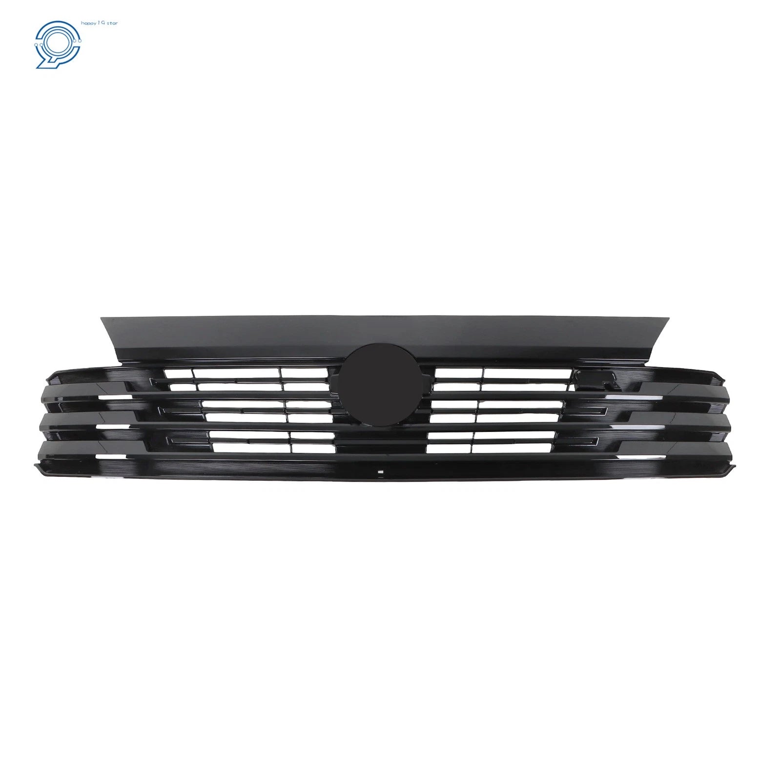 Front Bumper Upper Grille for Nissan Kicks SR (2025) Black Plastic