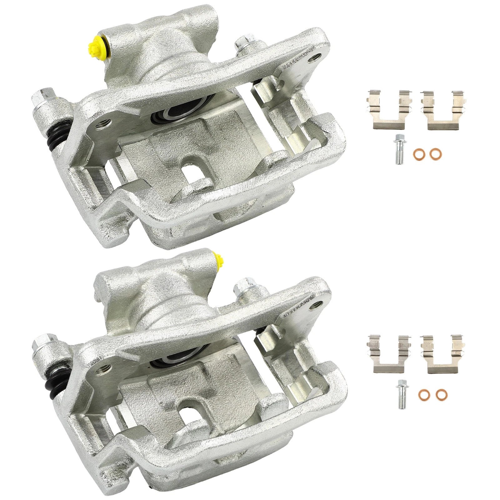Set of 2 Rear Brake Calipers for Mitsubishi Galant (2007–2009)