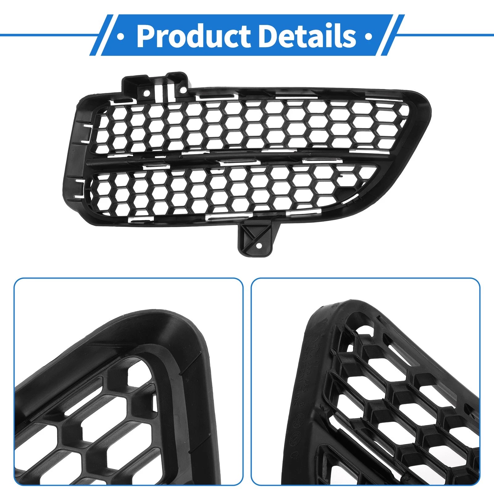 1 Pc Fog Light Grill for Volkswagen Touareg (2007–2010) No. 7L6853665B