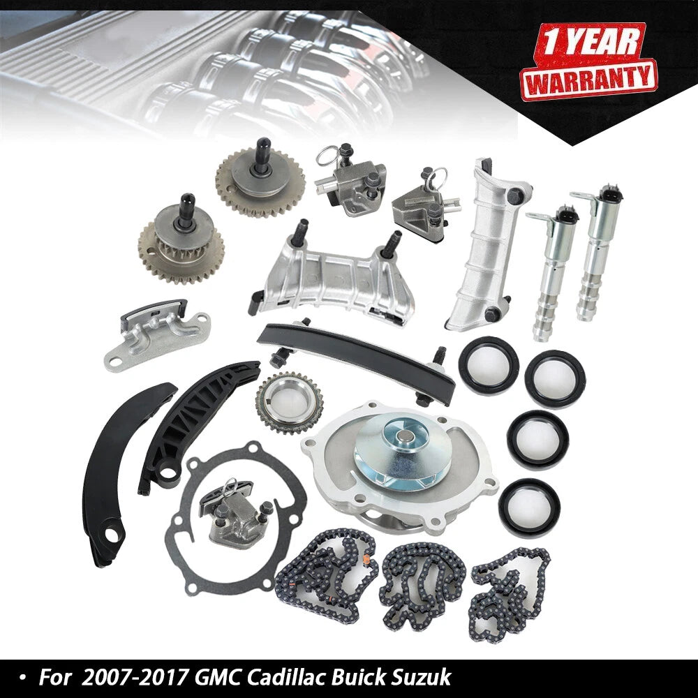 Timing Chain Kit with Water Pump for Cadillac Buick Suzuki 3.6L (2007–2016)