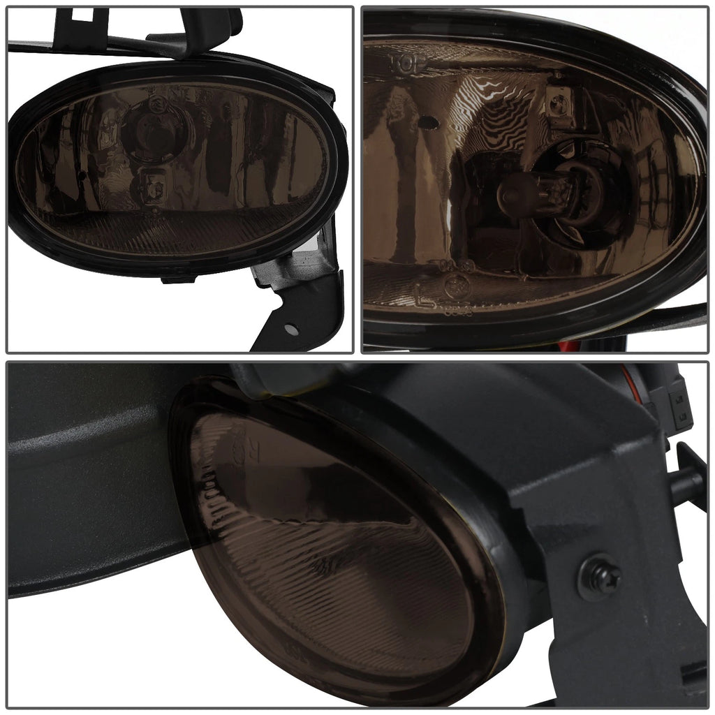 Pair Fog Light Lamps for Honda Accord Coupe (2008–2010) w/Switch Wiring & Bulb Smoked