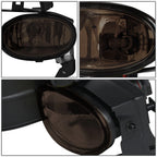 Pair Fog Light Lamps for Honda Accord Coupe (2008–2010) w/Switch Wiring & Bulb Smoked