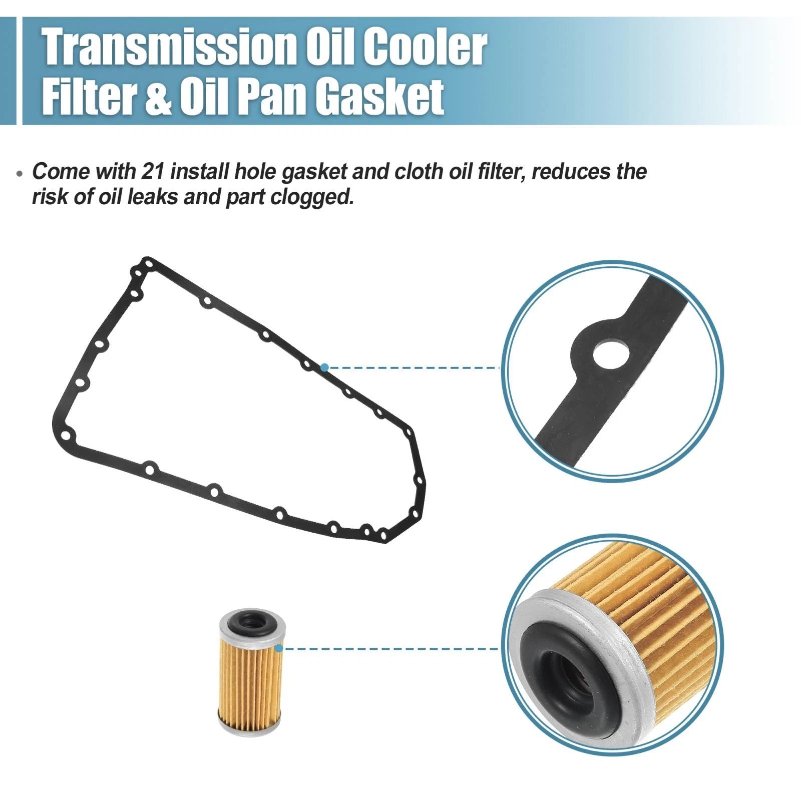 Transmission Filter Oil Pan Gasket Kit for Nissan NV200 Juke (2013–2021) NO. 317281XF02