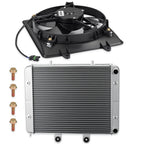 Aluminum Radiator & Cooling Fan for Polaris Sportsman 800 6x6 Big Boss (2009–2014)