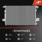 A/C Condenser with Receiver Drier for Mitsubishi Lancer Outlander Sport (2011–2018)