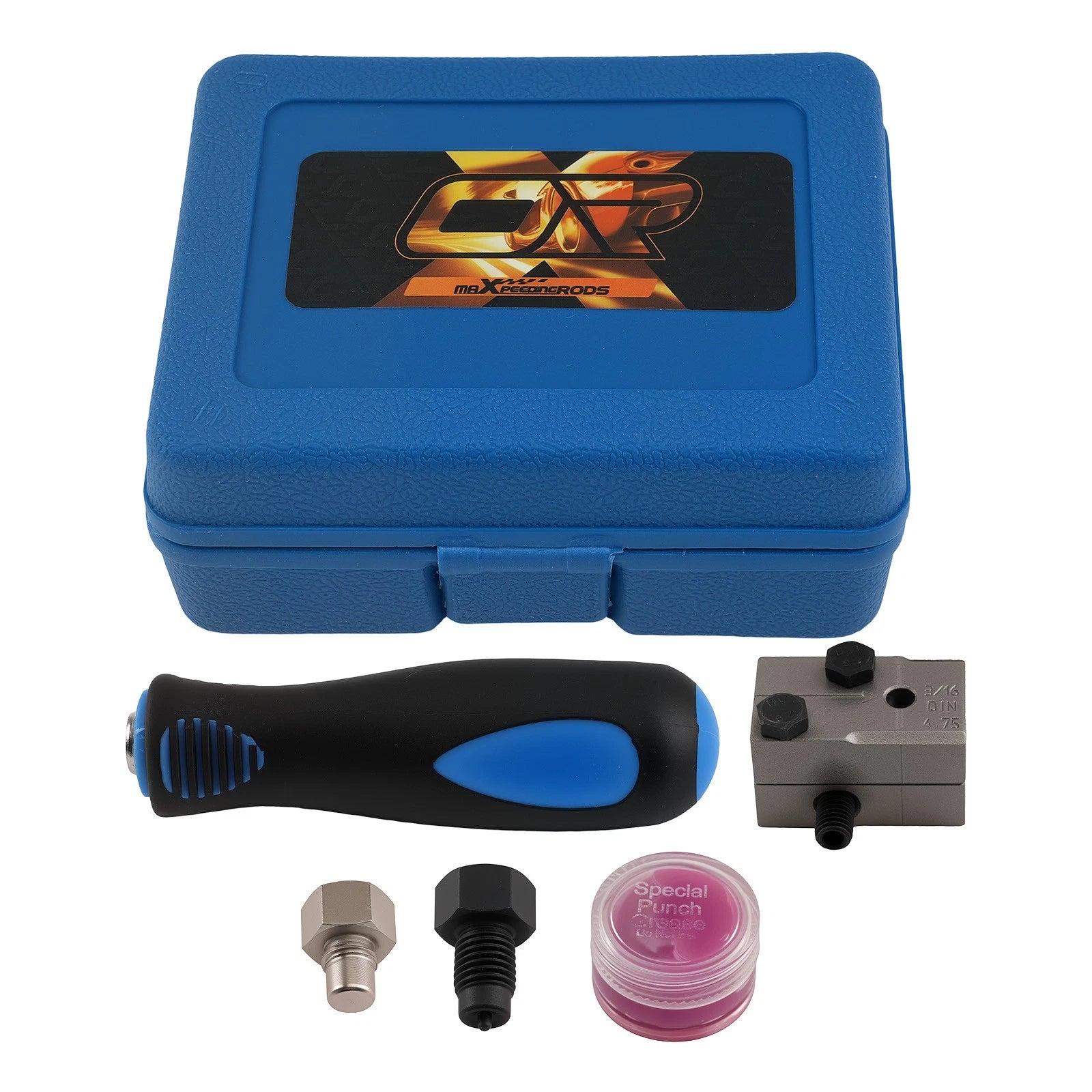 Brake Pipe Flaring Tool Set for Auto 3/16" Steel Line Flare Kit
