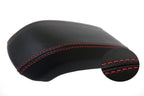 Center Console Armrest Cover for Ford Fiesta (2014–2019) Red Stitch