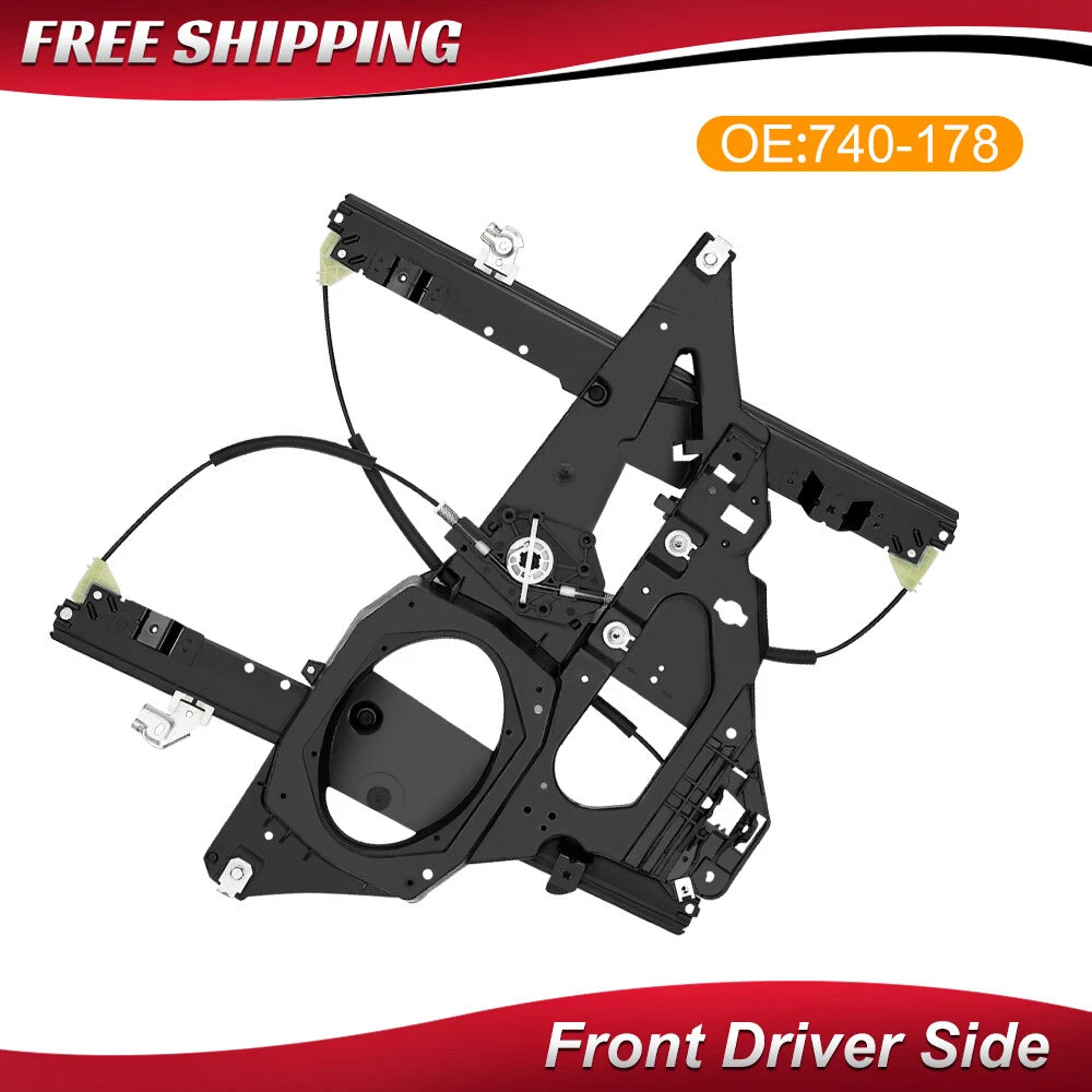 Window Regulator and Motor for Plymouth Grand Voyager (1996–2000) Front Left