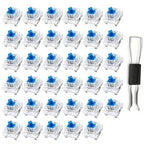 35PCS Mechanical Keyboard Switches 3Pin Tactile Clicky with Key Puller