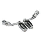 1-1/4" Long Angled Highway Engine Foot Pegs for Harley Electra Glide