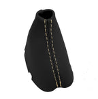 Leather Automatic Shift Boot Cover for BMW E46 (1999–2004) Beige Stitch