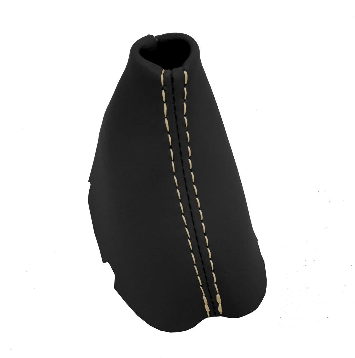 Leather Automatic Shift Boot Cover for BMW E46 (1999–2004) Beige Stitch