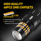 2X AUXITO 3156 3157 4157 LED Signal Turn Light Bulbs for