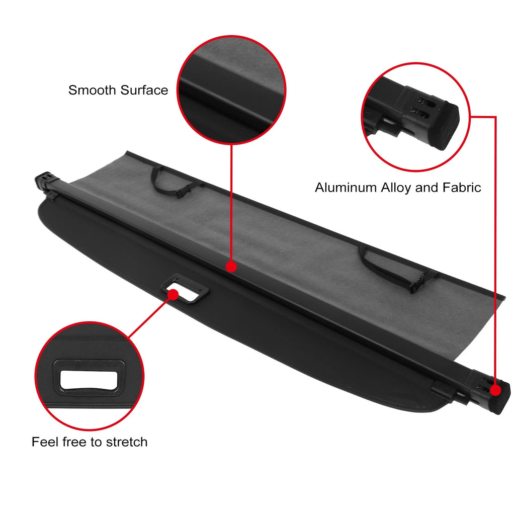 Retractable Rear Cargo Security Trunk Cover for Toyota 4Runner (2003–2009)