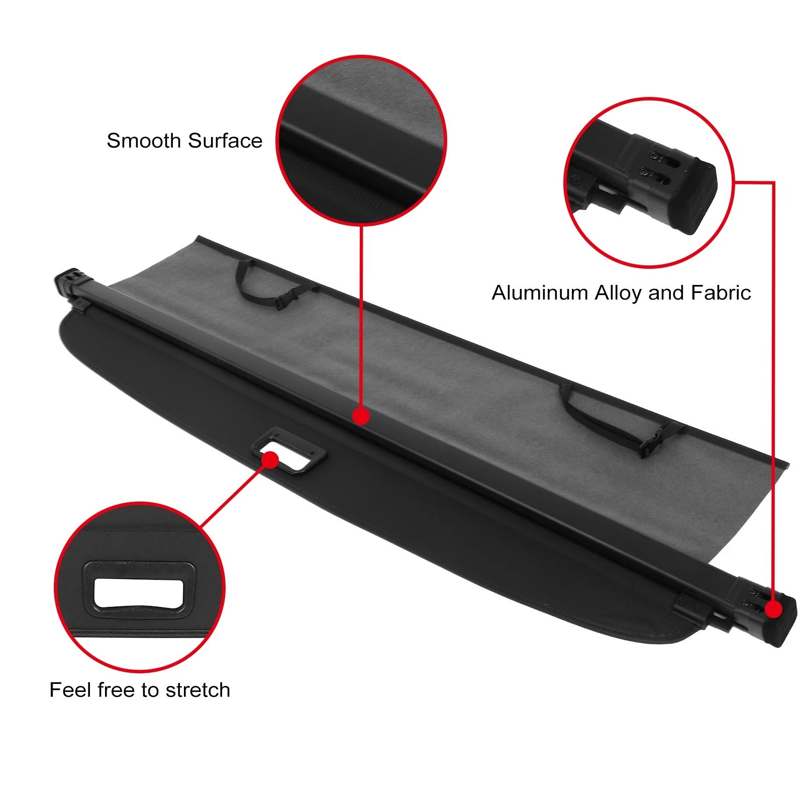 Retractable Rear Cargo Security Trunk Cover for Toyota 4Runner (2003–2009)