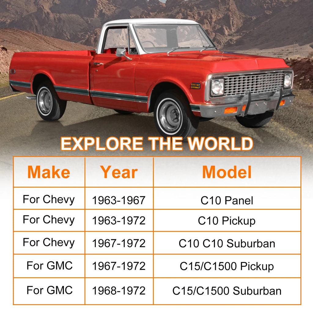Trailing Arm Crossmember with Anti Squat for Chevrolet GMC C10 (1963–1972)