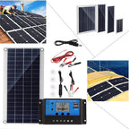 Solar Panel Dual USB Charger Kit for (10W, 15W, 20W, 25W)